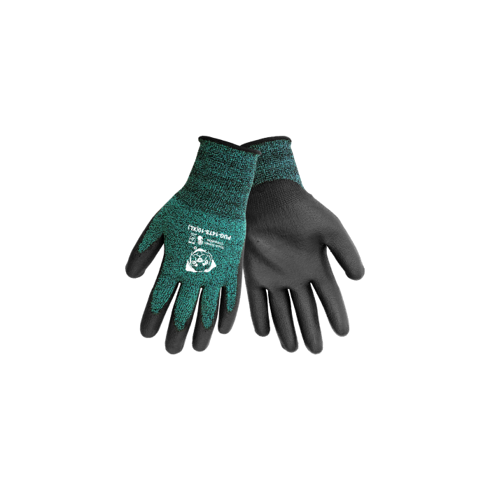 GREEN SAFETY GLOVES, GREEN WORK GLOVES, WORK GLOVES