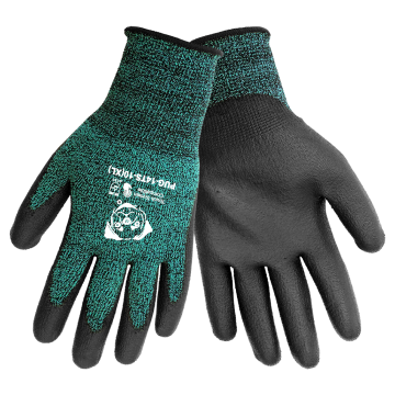 GREEN SAFETY GLOVES, GREEN WORK GLOVES, WORK GLOVES